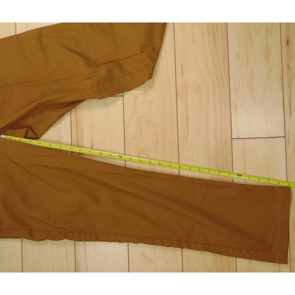 Dickies Flex Slim Taper Stretch Twill Work Pants Mens 31x30 Brown Duck Canvas